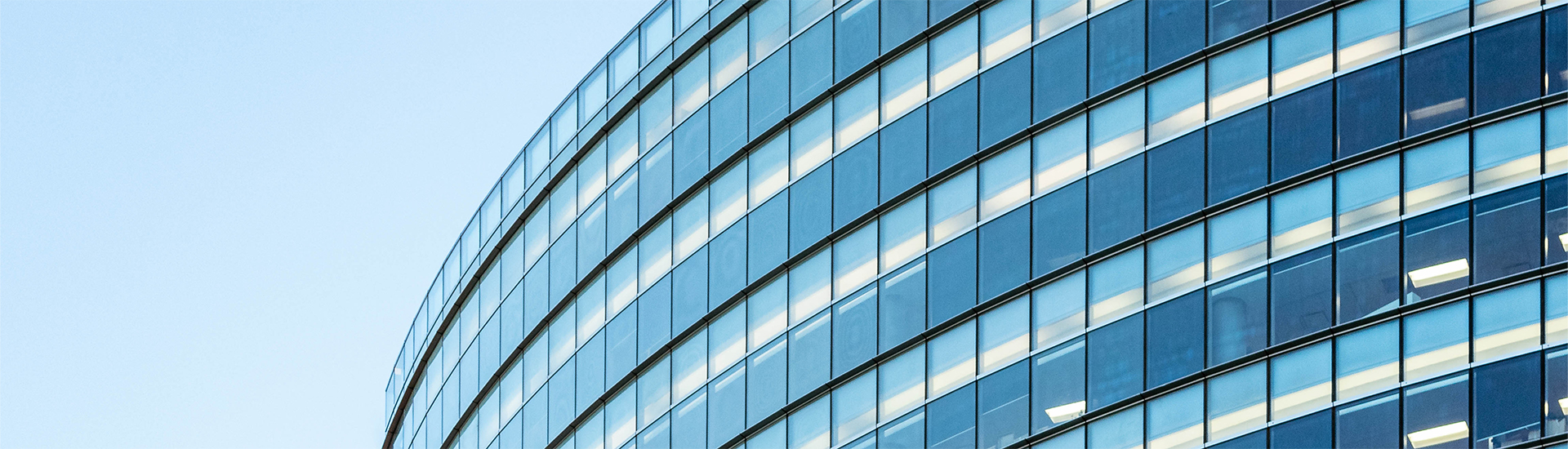 Glass building windows