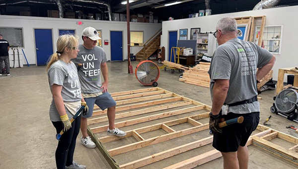 Habitat for Humanity volunteers